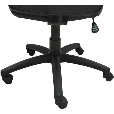 Bc-elec - Bs11010-1 Siège Baquet Fauteuil De Bureau Noir, Tissu Et Cuir – Image 5