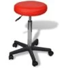Hommoo Tabouret De Bureau Rouge HDV08206