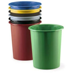 Faibo 305 14 L Tout-venant En Plastique, Polypropylène Jaune.