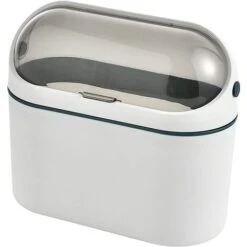 Poubelle à Suspendre Mini Corbeille à Papier Avec Couvercle Panier à Papier Mural De Cuisine