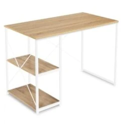 Bureau Droit DETROIT Design Industriel Métal Blanc