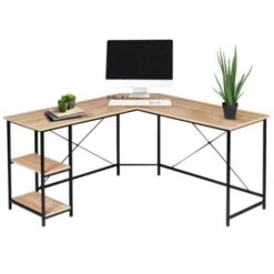 Bureau D'angle En Forme De L DETROIT Design Industriel