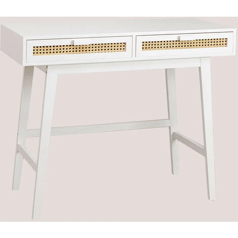 Bureau En Bois Ralik Colors Design SKLUM Blanc