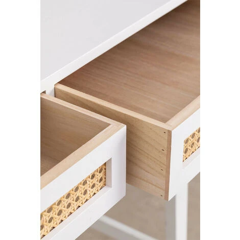 Bureau En Bois Ralik Colors Design SKLUM Blanc – Image 5