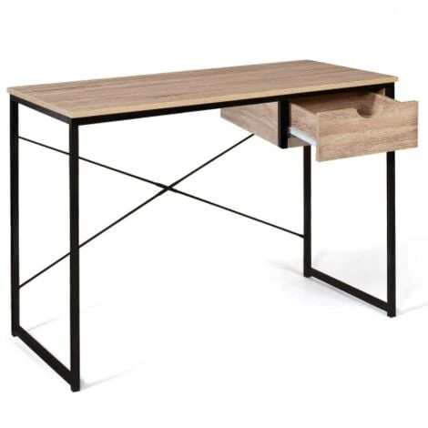 Bureau 1 Tiroir Latéral DETROIT Design Industriel – Image 4