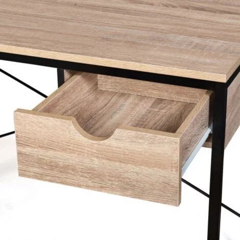 Bureau 1 Tiroir Latéral DETROIT Design Industriel – Image 5