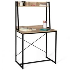 Bureau étagère Droit DETROIT Design Industriel