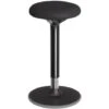 Tabouret Dynamique Tabouret Assis Debout Siège De Travail Rotatif à 360° Ergonomique Hauteur Réglable 50-70 Cm Sans Assemblage Noir