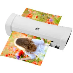 Plastifieuse, SL200 Machine à Plastifier à Chaud Et à Froid Deux Rouleaux Format A4 Pour Document Photo Photo Carte De Crédit Maison École Bureau Fournitures électroniques