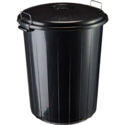 Rossignol - Poubelle Extérieure 55L Avec Couvercle Et Verrouillage RONDO
