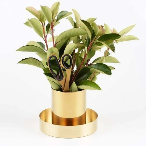 Porte-stylo, Organisateur De Bureau Crayon Maquillage Porte-pinceau Fleur Vase Stockage Tasse Pour Bureau Maison Accessoires Organisateur Gold1pcs â Image 4