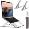 None Support D'ordinateur Portable Pliable Stand Laptop Silver