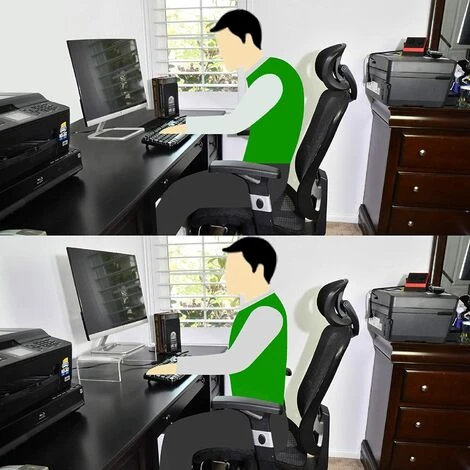 Support De Moniteur En Acrylique De Qualité Supérieure Support De Moniteur Transparent Support De Moniteur Transparent Pour Ordinateur Portable/PC/multimédia Support De Moniteur Pour Bureau à Domicile – Image 3