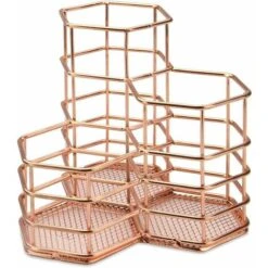 Porte Crayon Pot Porte-Stylo De Bureau En Métal Porte-Stylo Porte-Crayon Office Rangement Pour Bureau, Porte-Crayons À Lunettes Porte-Pinceau Organisateur De Rangement