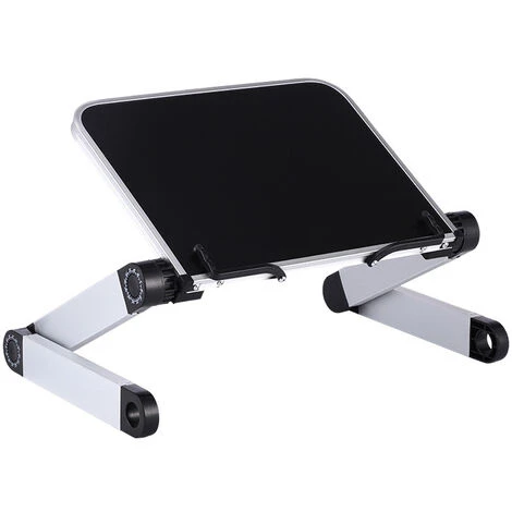 ELLE Support De Livre Réglable, Hauteur Et Angle Réglables, Support De Livre Ergonomique Avec Trombones Pour Grands Livres Scolaires, Livres De Musique, Tablette, Recettes De Cuisine Noir