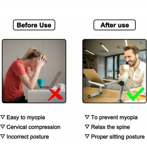 ELLE Support De Livre Réglable, Hauteur Et Angle Réglables, Support De Livre Ergonomique Avec Trombones Pour Grands Livres Scolaires, Livres De Musique, Tablette, Recettes De Cuisine Blanc – Image 5