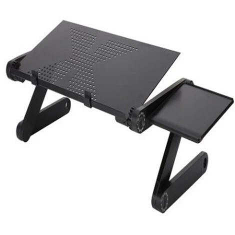 Support Ordinateur Portable Table De Lit Pliable Support PC Portable Lit Plateau Support De Lecture Inclinable Pour Canapé, Livre, Magazine Et Petit Déjeuner – Image 3