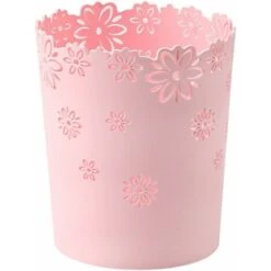 MOWZE Corbeille à Papier Poubelle Decorative Corbeille Vintage Pour Cuisine, Salle De Bain, Salon, Chambre, Bureau, Café - Bleu