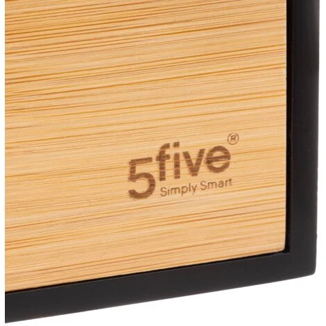 Rangement Rectangulaire Angulaire 3 Tiroirs Bambou Bava Noir - 5 Five Simply Smart â Image 3