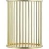 Pot Crayons Métal Pinceaux Rond Durable Pot Crayons Évidé Doré Pot Crayons Fer Ajouré Pot Crayons Rond Métallique Papeterie Stockage Organiseur Conteneur - Or